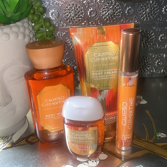 Bath and Bodyworks Calypso Clementine Newest Collection Travel Size Gift Set - Picture 2 of 3